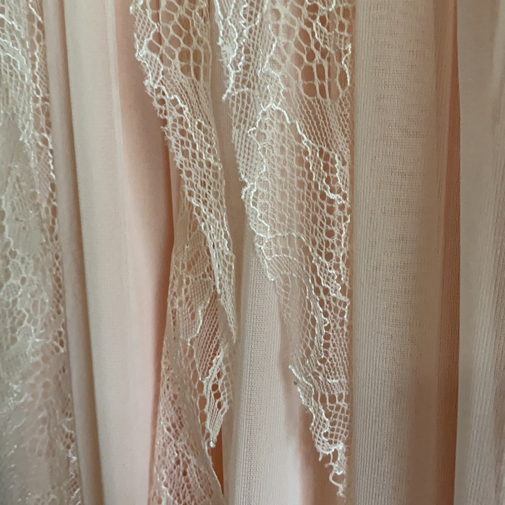 Formal Dress by Adrianna Papell Lace Tulle Ruffle Gown (Final Price) NWT - Picture 8 of 16